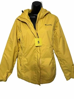 Columbia Omni-Tech Cremallera Completa Sudadera con Capucha Chaqueta de Lluvia Mujer Talla S Foto 1 de 3
