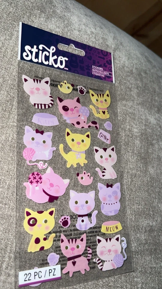 Sticko E5200815 Classic Stickers-kitty Cats