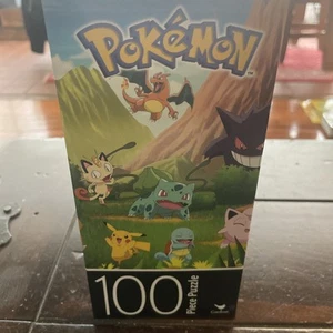 Pokemon Pikachu Jigsaw Puzzle 100 Piece Cardinal 11 x 15 Gotta Catch Em All 2017 - Picture 1 of 6