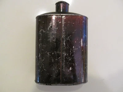 ANTIGUA LATA DE PÓLVORA ANTIGUA LATA PISTOLA POLVO METAL 6" X 4" Foto 1 de 4