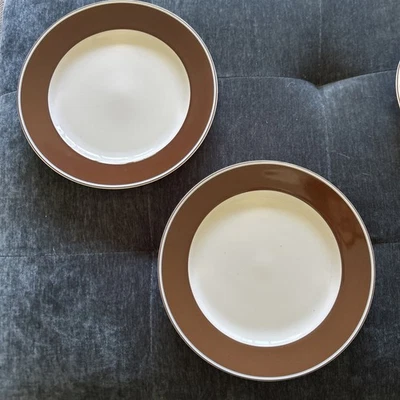 Set Kate Spade Market Street Collection Chocolate 11.5” Dinner Plates Not Used - Image 1 of 3