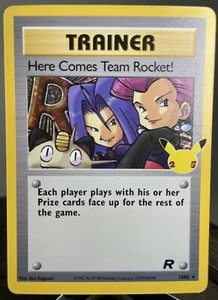 Pokemon Celebrations Here Comes Team Rocket! HOLO 25th Anniversary Celebrations - Picture 1 of 4