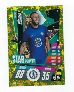 2020/21 Match Attax Champions League Star Player Antonio Rudiger SP8 Chelsea - Imagen 1 de 1