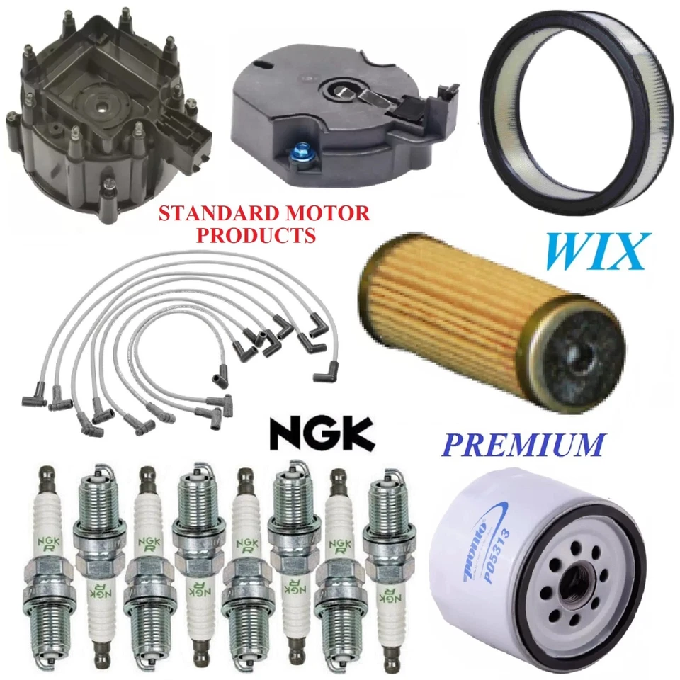 Kit de afinación filtros tapones de cable para Pontiac Grand Lemans V8 5,7 L VIN (L) 1977 Foto 1 de 1