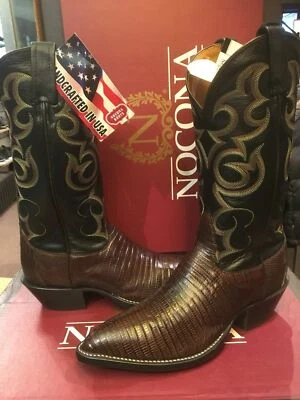 Botas occidentales para mujer Nocona 1536 27 305 cuero marrón lagarto Foto 1 de 4