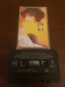 K.T. OSLIN - Love In A Small Town - Cassette Tape 1990 Canada . - Picture 1 of 2