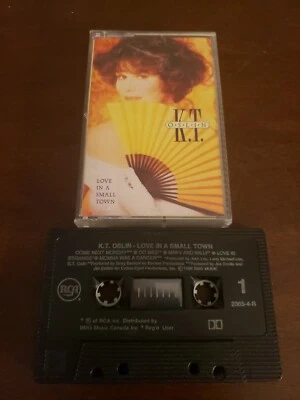K.T. OSLIN - Love In A Small Town  - Cassette Tape 1990 Canada . - Image 1 of 2