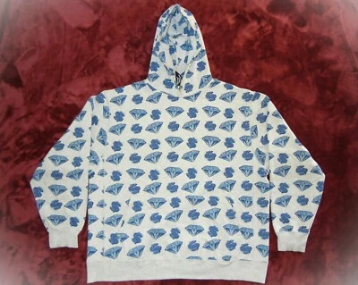 Bbc Icecream DIAMOND DOLLAR S04 GRAY Hoodie pullover #Pharrell XXL BBCICECREAM - Image 1 of 4