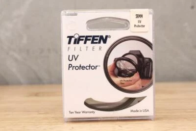 SLR Photography TIFFEN 58mm Camera lens Filter UV Protector in Original Case - Image 1 of 4