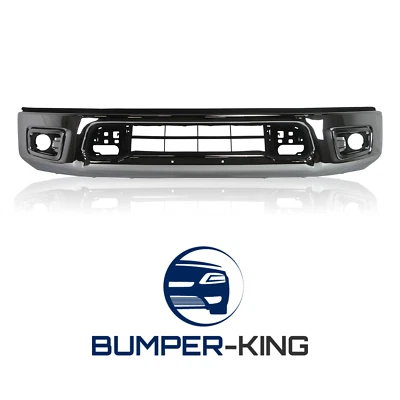 BUMPER-KING Chrome Front Bumper Face Bar Assembly for 2017-2019 Nissan Titan - Image 1 of 4