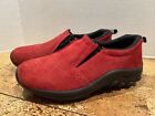 Jeep Women’s Size 7 Shoes Suede Leather Hiking Walking Red Black 021-3550
