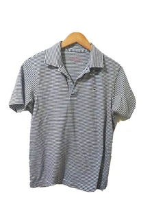 Vineyard Vines Top Girls L (16-18) S/S Pullover Pima Cotton Blue White Stripe - Picture 1 of 5