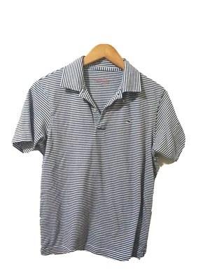 Top Vineyard Vines Niñas L (16-18) S/S Pullover Pima Algodón Azul Blanco Rayas Foto 1 de 4