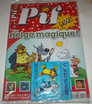 Pif Gadget N° 8 février 2005 avec son gadget Neige Magique  pochette d'origine - Photo 1/2