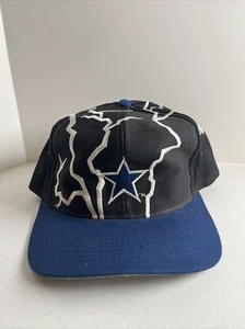 Dallas Cowboys Lightning Bolt Black Blue Snapback (Team NFL) - Picture 1 of 11