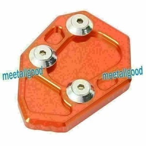 Side Stand Kickstand Plate Pad Base fit BMW S1000RR 2010- 2014 Orange Motorcycle - Picture 1 of 2