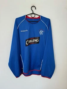 RANGERS 2005/2006 HOME FOOTBALL LONG SLEEVE SHIRT UMBRO JERSEY SIZE XL ADULT - Picture 1 of 23