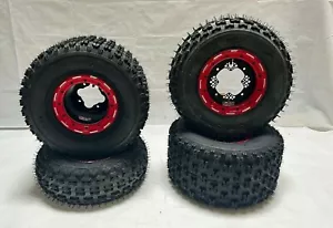 DWT G3 Beadlock Rims + ITP Holeshot Tires Front Rear Kit YFZ450 Raptor Banshee - Bild 1 von 4