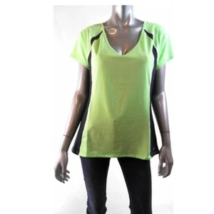 Camisa Top Ideology Mujer M Gris Lima Elastizada Yoga Fitness Correr Ropa Activa - Imagen 1 de 2