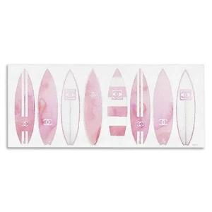 Stupell Industries Glam Fashion Surfboards Nautical Designer Brand, Design by... - Picture 1 of 7