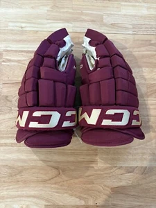 Josh Doan Arizona Coyotes Game Worn  Photomatched Gloves - Picture 1 of 5