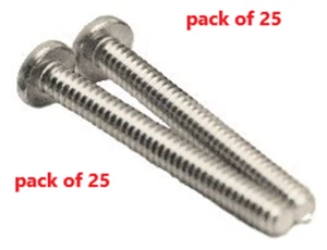 Screw, Phillips Pan Head, 6-32 x 1-1/4, Stainless Steel; for A-dec Vacuum drain - Picture 1 of 1