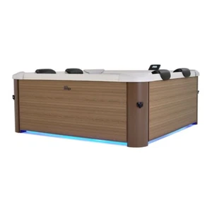 AQUALINE MSpa Oslo 4-6 Person Portable Hot Tub - 13A Plug & Play, Amber - Picture 1 of 1