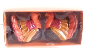 Kohl's Seasonal Ceramic Turkey Salt & Pepper Shaker Set! New in Box - Picture 1 of 4