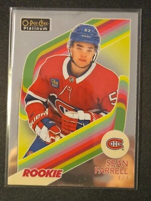 23-24 O-Pee-Chee Platinum Sean Farrell Retro Rookie 🌈🌈🌈 Montreal Canadiens  - Image 1 of 2