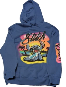 Stitch Disney Pullover Hoodie, Blau Sweatshirt Small Neu - Bild 1 von 4