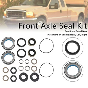 Front Axle Seal and Thrust Washer Kit Fit Ford Excursion F250 F350 1998-2004 ZY - Picture 1 of 20
