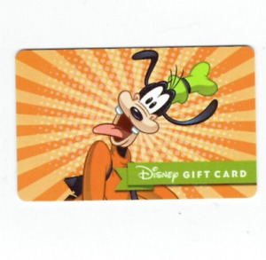 DISNEY Gift Card - Goofy - Orange Color Burst - Back B - Collectible - No Value