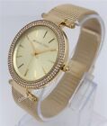 Michael Kors Darci Mk3368 All Gold Tone 39mm Crystals Bezel Ladies Wrist Watch