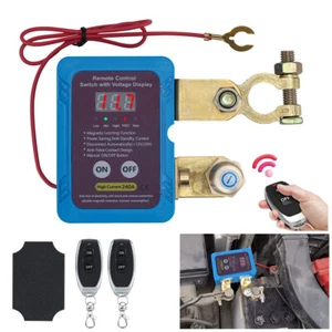 Upgraded Car Remote Battery Disconnect Switch LED Display 12V 240A Kill Switch - Picture 1 of 10