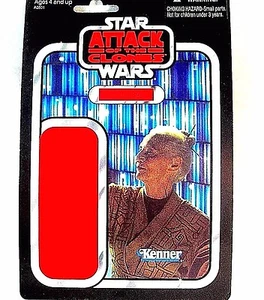 STAR WARS - CUSTOM VINTAGE JOCASTA NU CARDBACK ATTACK OF THE CLONES ,NEW ,RARE - Picture 1 of 10