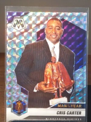 2021 Mosaic Football Chris Carter Man Of The Year Prizm Vikings 277 💎💎💎 - Image 1 of 2
