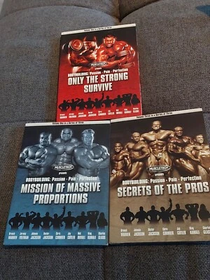Passion Pain Perfection Bodybuilding Set 3 DVD Region 1 VGC - Image 1 of 3