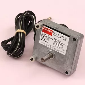 Motorreductor de imán permanente Dayton 2L007 genuino 12 V CC 8,75 RPM 524:1 relación - Imagen 1 de 4