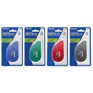 Cinta Correctora BAZIC Cristal 5 mm x 236", Pack de 24 - Imagen 1 de 7