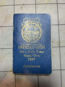 KELLY BLUE BOOK ~ 1957 ~ Sept-Oct ~ VINTAGE ~ AS FOUND - Picture 1 of 5