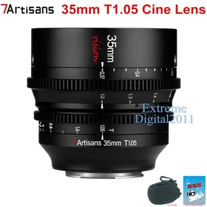7artisans 35mm T1.05 Large Aperture Cine Lens for Micro M4/3 panasonic Camera - Bild 1 von 11