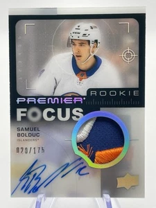 2023-24 Upper Deck Premier Samuel Bolduc Rookie Auto Patch /175 #PFR-SB - Picture 1 of 3