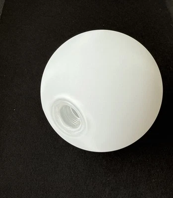 Lampenschirm G9 Ersatz Glas weiß matt Ø120mm Fassung mit Gewinde 20mm Kugel Glas - Bild 1 von 4