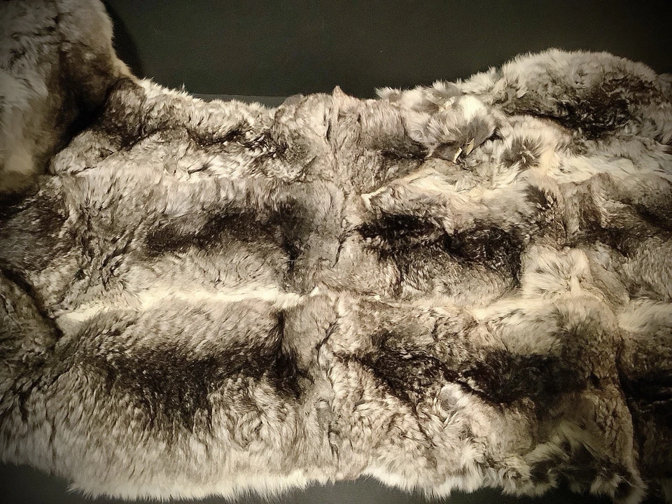 Estola de piel CORTADORA DE CHINCHILLA — 100 % genuina — LEER POR FAVOR Foto 1 de 4