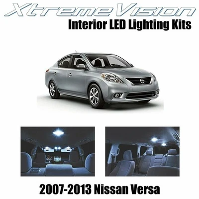 XtremeVision Interior LED for Nissan Versa 2007-2013 (6 PCS) Cool White - Image 1 of 4