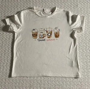 Shein Cat Shirt Size M  Sweet Summer - Picture 1 of 4