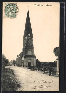 CPA Trévières, L´Eglise 1908 - Photo 1/2