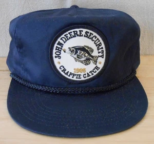 John Deere Security baseball cap 1995 Crappie Catch NWOT - Picture 1 of 3