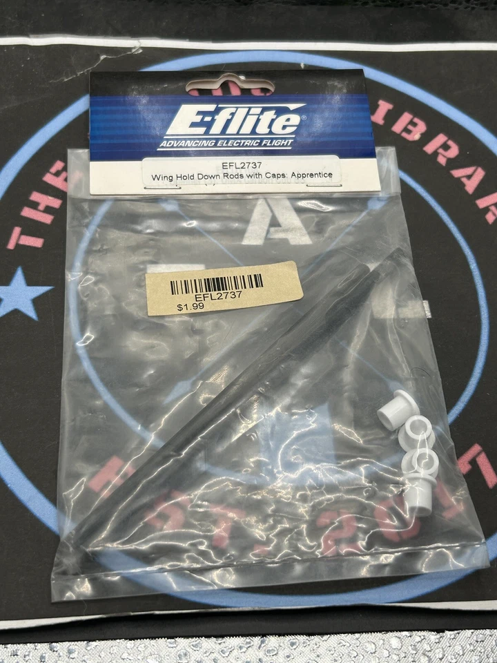 E-Flite. Wing Hold Down Rods with Caps Apprentice 15e EFL2737 - Image 1 of 1