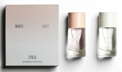 Zara 2 piezas Perfume Blanco y Rosa Fragancia Perfume Primavera Verano Invierno Muestra Mujeres Foto 1 de 2